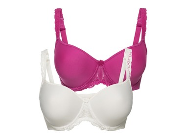 ESMARA Lingerie 2 Damen Spacer BHs