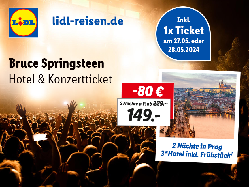 Lidl-Reisen: Bruce Springsteen