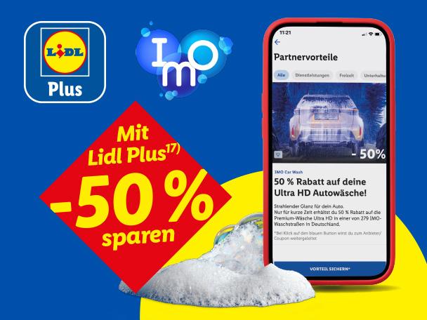 Mit Lidl Plus bei der nächsten Wäsche -50% sparen (17) Imo Wash.