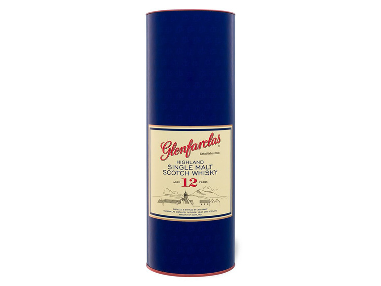 Glenfarclas Highland Single mit Malt Geschenkbox 43% Vol Scotch 12 Whisky Jahre