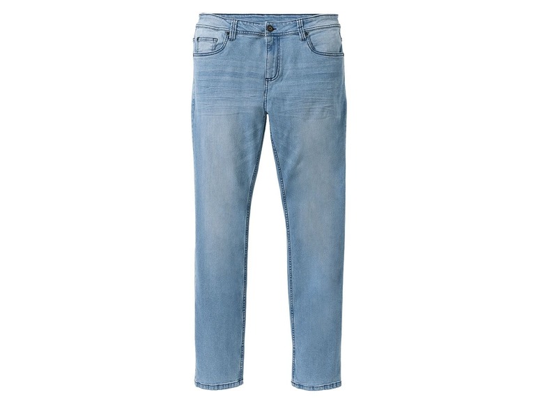 Gehe zu Vollbildansicht: LIVERGY® Jeans Herren, Slim Fit, 5-Pocket-Style, mit Knopfverschluss, hoher Baumwollanteil - Bild 7