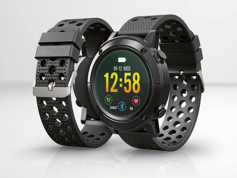 SILVERCREST® Smartwatch Sport, GPS mit
