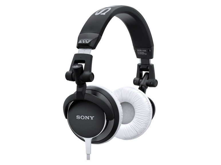 Gehe zu Vollbildansicht: SONY MDR-V55 Over-Ear Kopfhörer schwarz - Bild 1