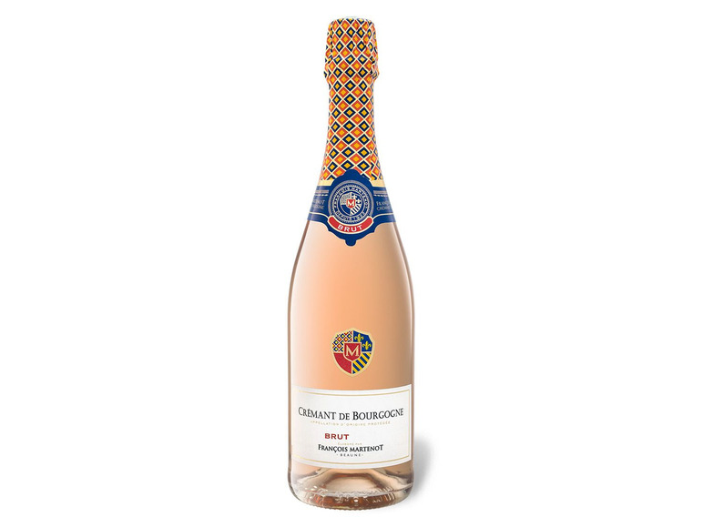Crémant Schaumwein Martenot AOP de Francois Bourgogne 2019 brut, Rosé