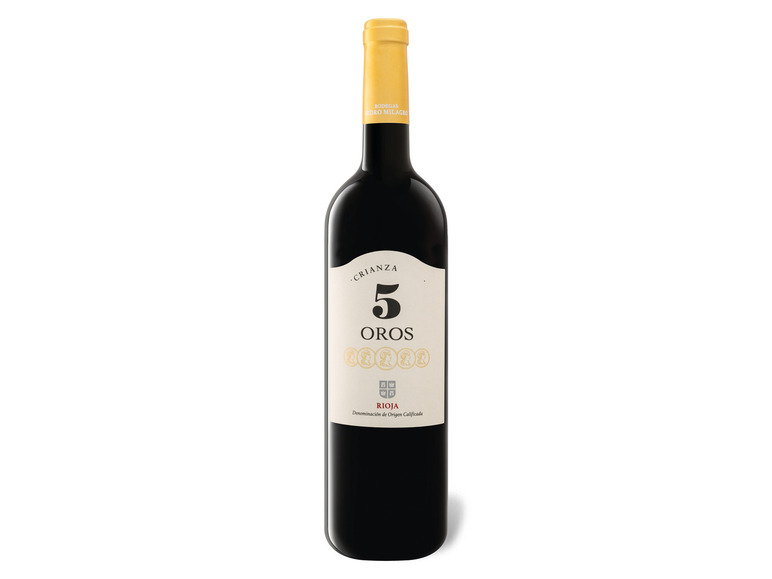 2018 5 Rioja DOCa trocken, Rotwein Crianza Oros
