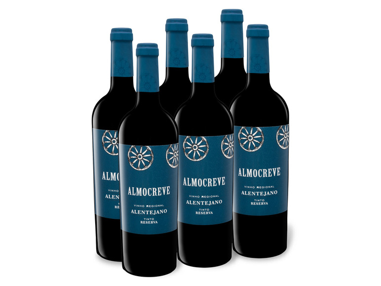 6 x 0 75-l-Flasche Weinpaket Almocreve Vinho Regional Alentejano Reserva  halbtrocken Rotwein