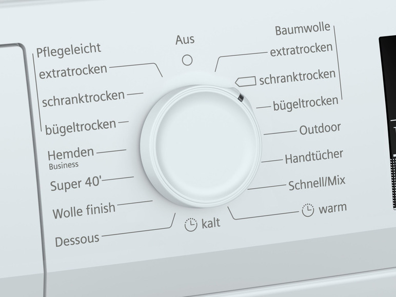 Gehe zu Vollbildansicht: Siemens Wärmepumpentrockner »WT45HVA1« 8kg weiß - Bild 3