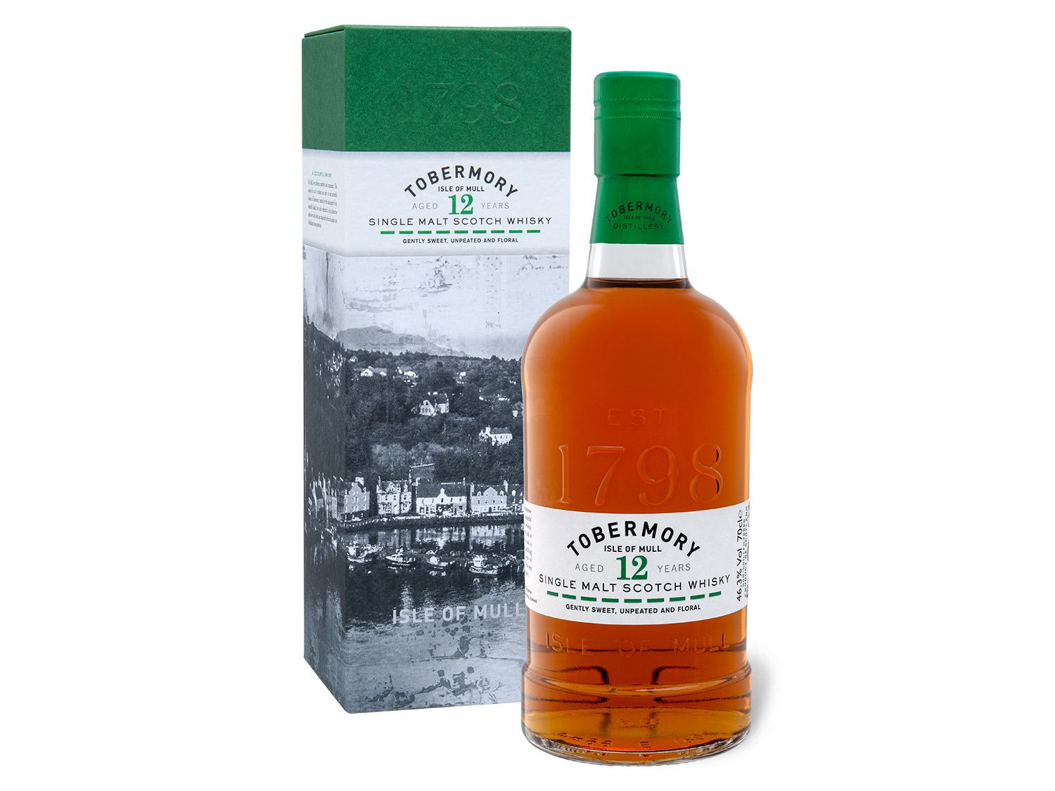 Tobermory Single Malt Scotch Whisky 12 Jahre mit Gesch…