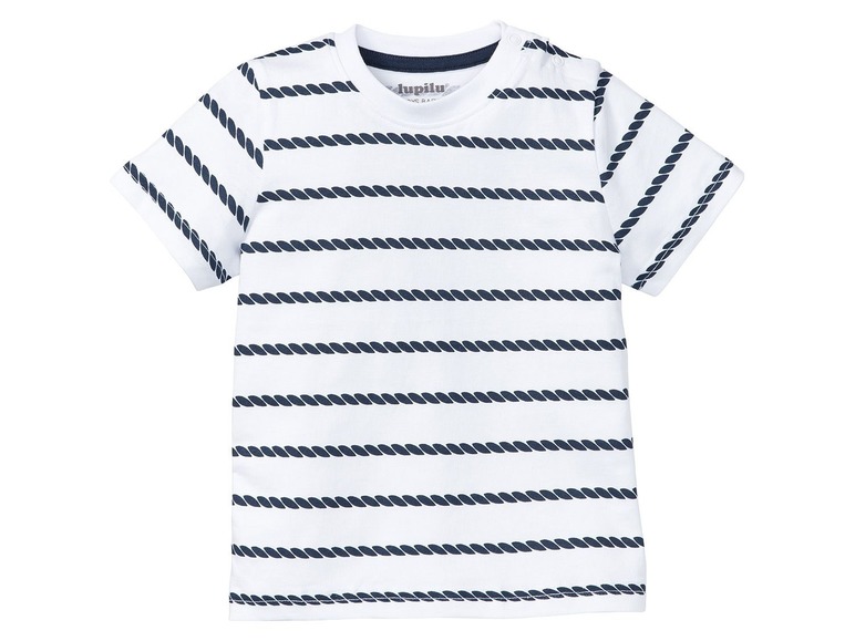 Gehe zu Vollbildansicht: LUPILU® T-Shirts Jungen, 4 Stück, weiche Single-Jersey-Qualität, hoher Bio-Baumwollanteil - Bild 38