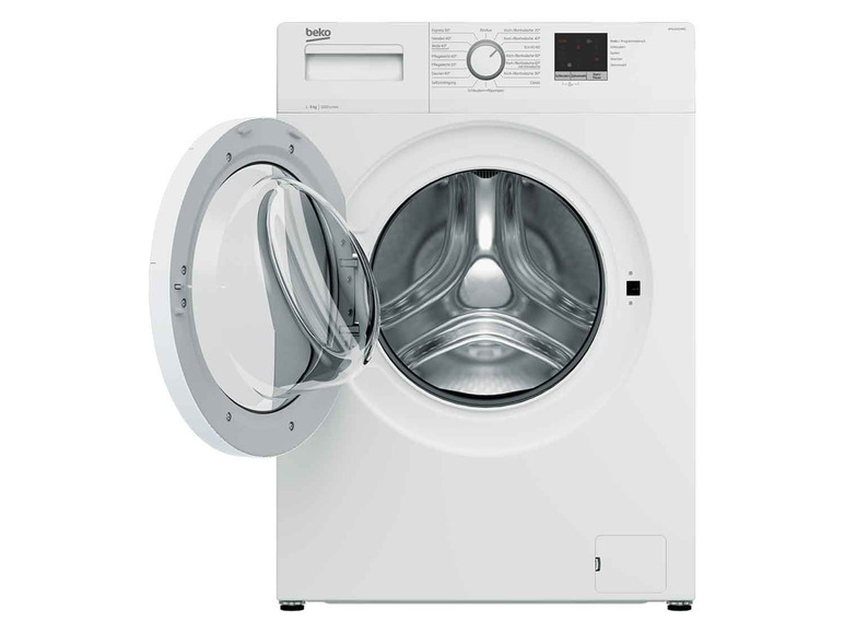 Gehe zu Vollbildansicht: BEKO Waschvollautomat WML61023NR1 weiß 6kg - Bild 2