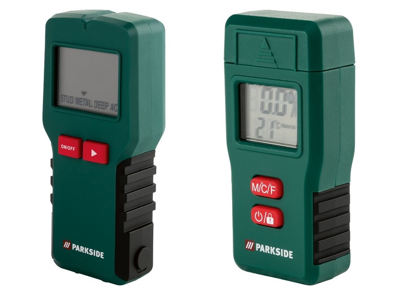 Gehe zu Vollbildansicht: PARKSIDE® Multi-Sensor/ Holzfeuchtemessgerät »PMSHM 2 A1«, inklusive Batterien - Bild 1