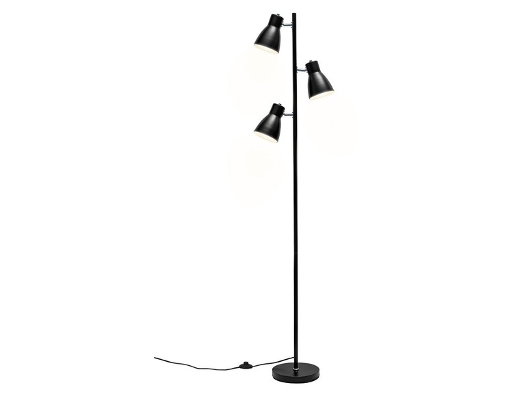Gehe zu Vollbildansicht: LIVARNO LUX® LED-Stehleuchte, 165 cm Höhe, Metall matt, 3-flammig, dreh- und schwenkbar - Bild 2