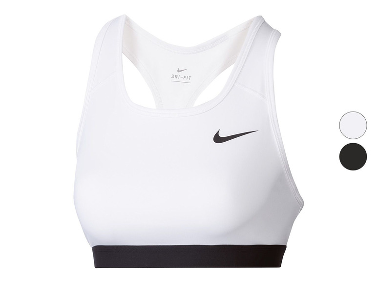 Gehe zu Vollbildansicht: Nike Damen Sport BH, mit Nike-Logo auf der Brust - Bild 1