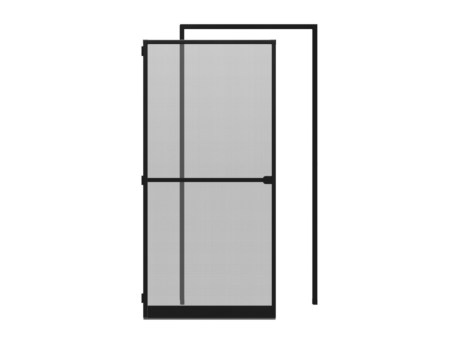wip Insektenschutztür inkl. Universal-Klemmzarge (anthrazit)