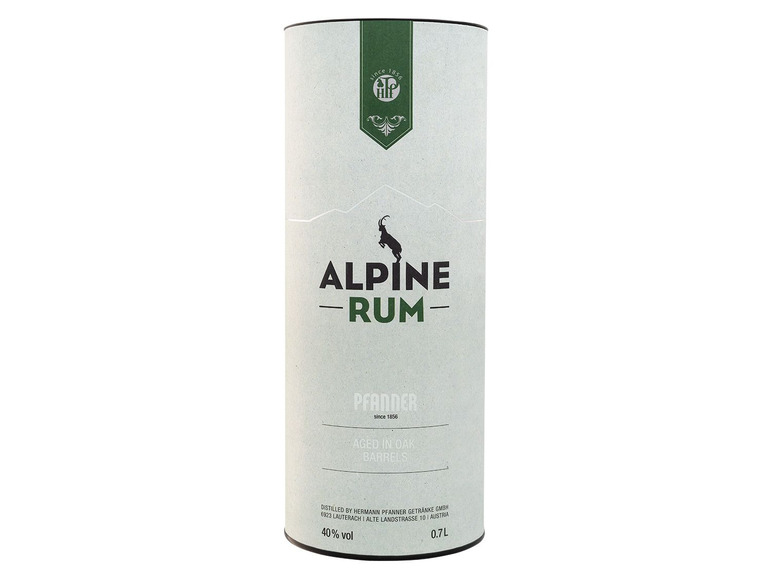 Geschenkbox 40% Pfanner Alpine mit Rum Vol