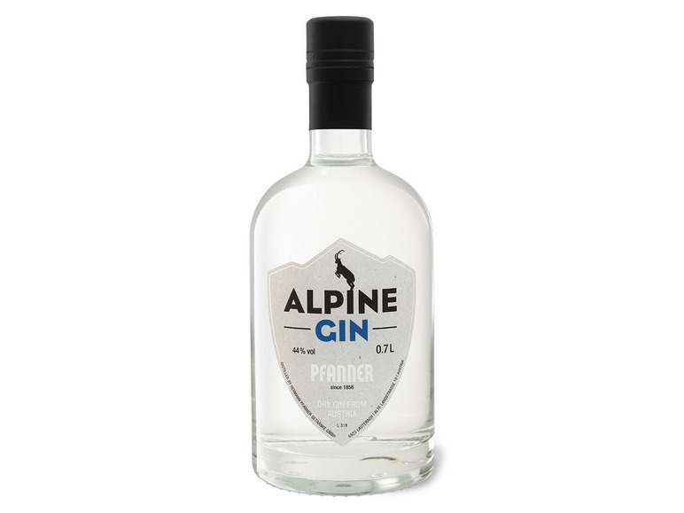 Pfanner Alpine Gin mit Vol Geschenkbox 44
