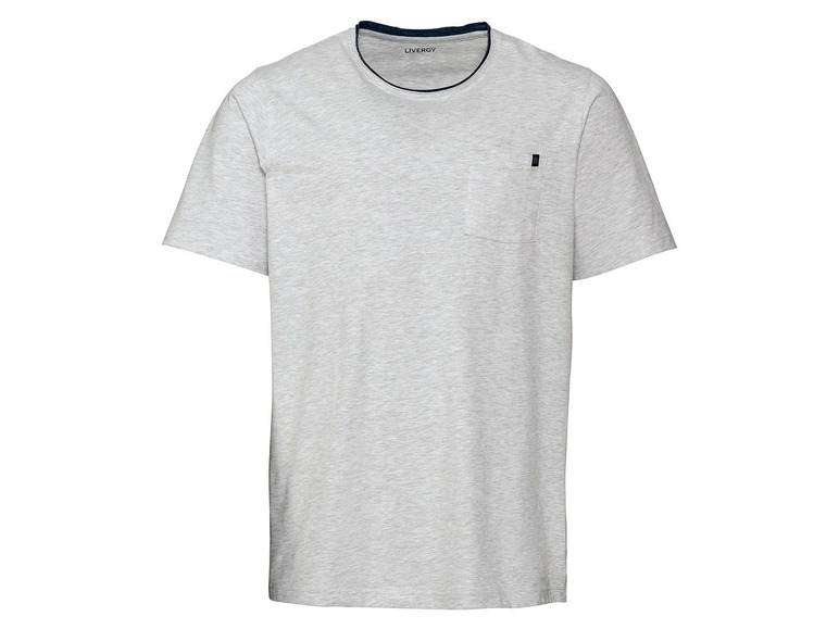 Gehe zu Vollbildansicht: LIVERGY® T-Shirt Herren, 2 Stück, mit Rundhals oder V-Ausschnitt, hoher Baumwollanteil - Bild 7