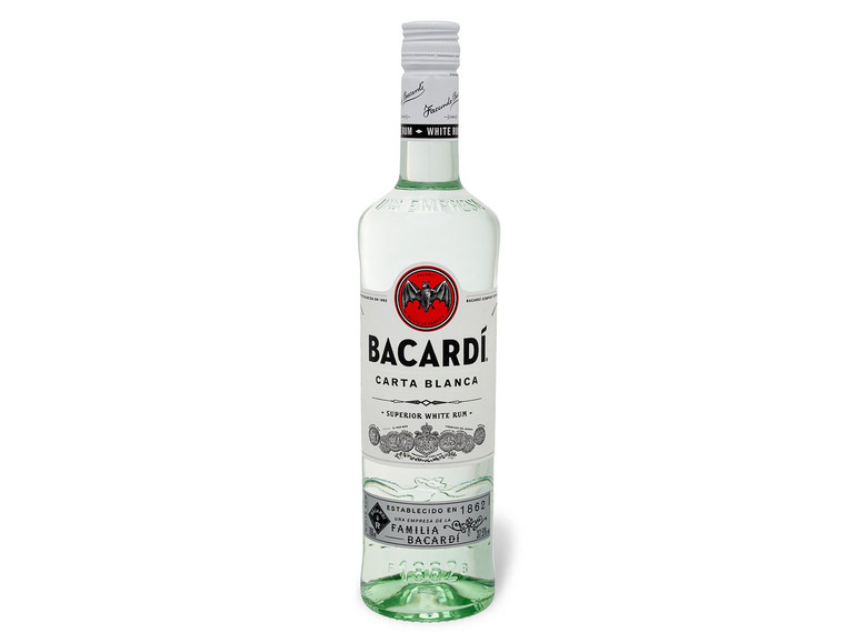 Bacardi Blanca 37,5% Carta Vol Rum