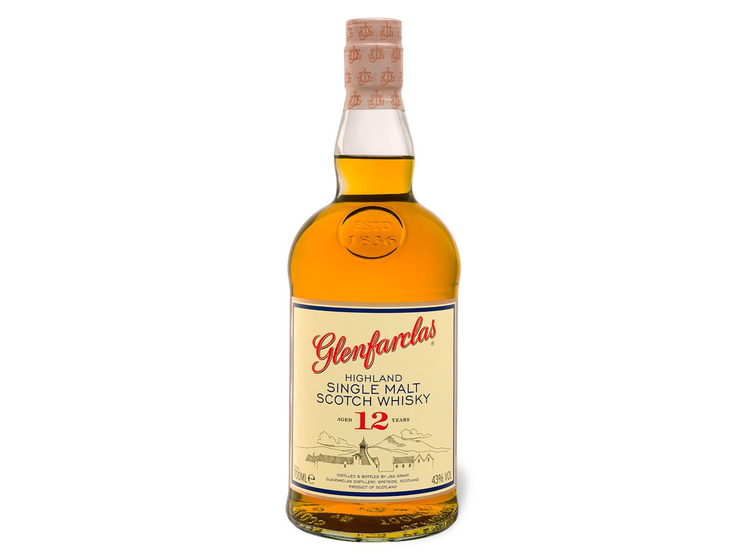 Highland Scotch Malt Glenfarclas Single 12 Whisky Jahr…