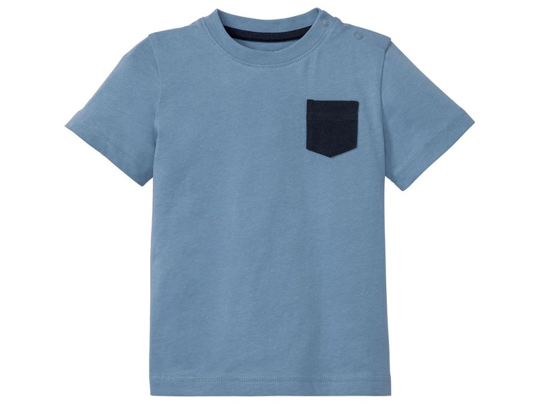 Gehe zu Vollbildansicht: LUPILU® Kleinkinder T-Shirts Jungen, 4 Stück, mit Bio-Baumwolle - Bild 3