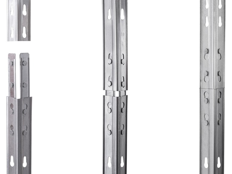 Steckregal Stecksystem, Böden, verzinkt mit SHELVING Rivet 4 180x120x45, AR