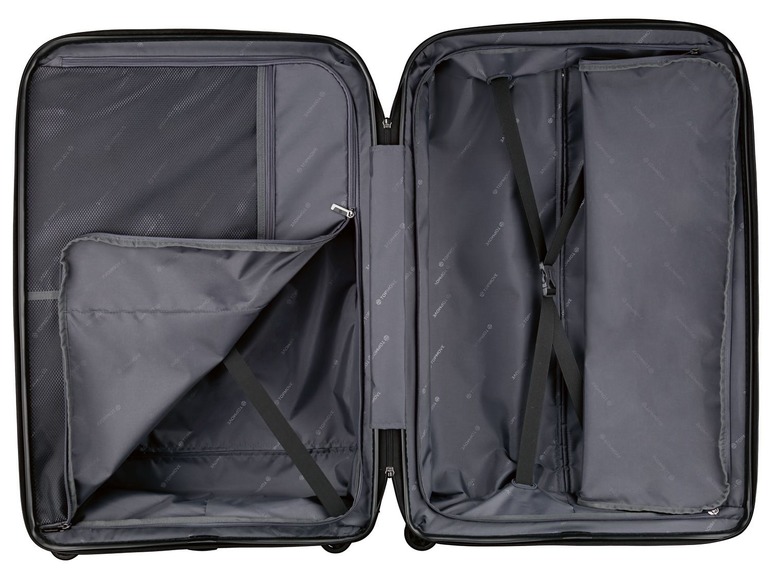 Gehe zu Vollbildansicht: TOPMOVE® Koffer, 73 L Volumen, maximal 25 kg Füllgewicht, mit 4 Rollen, schwarz - Bild 5