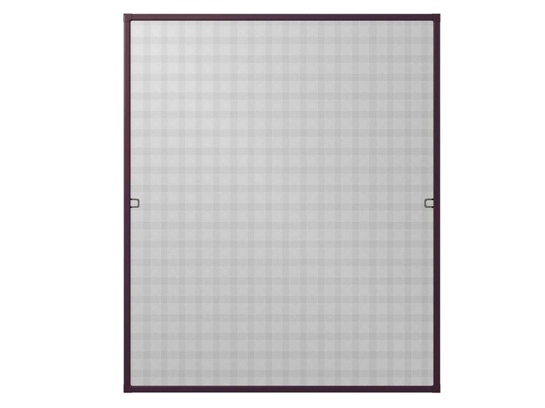 Gehe zu Vollbildansicht: wip Insektenschutz für Fenster, Aluminium, ohne Bohren, 100 x 120 cm - Bild 1
