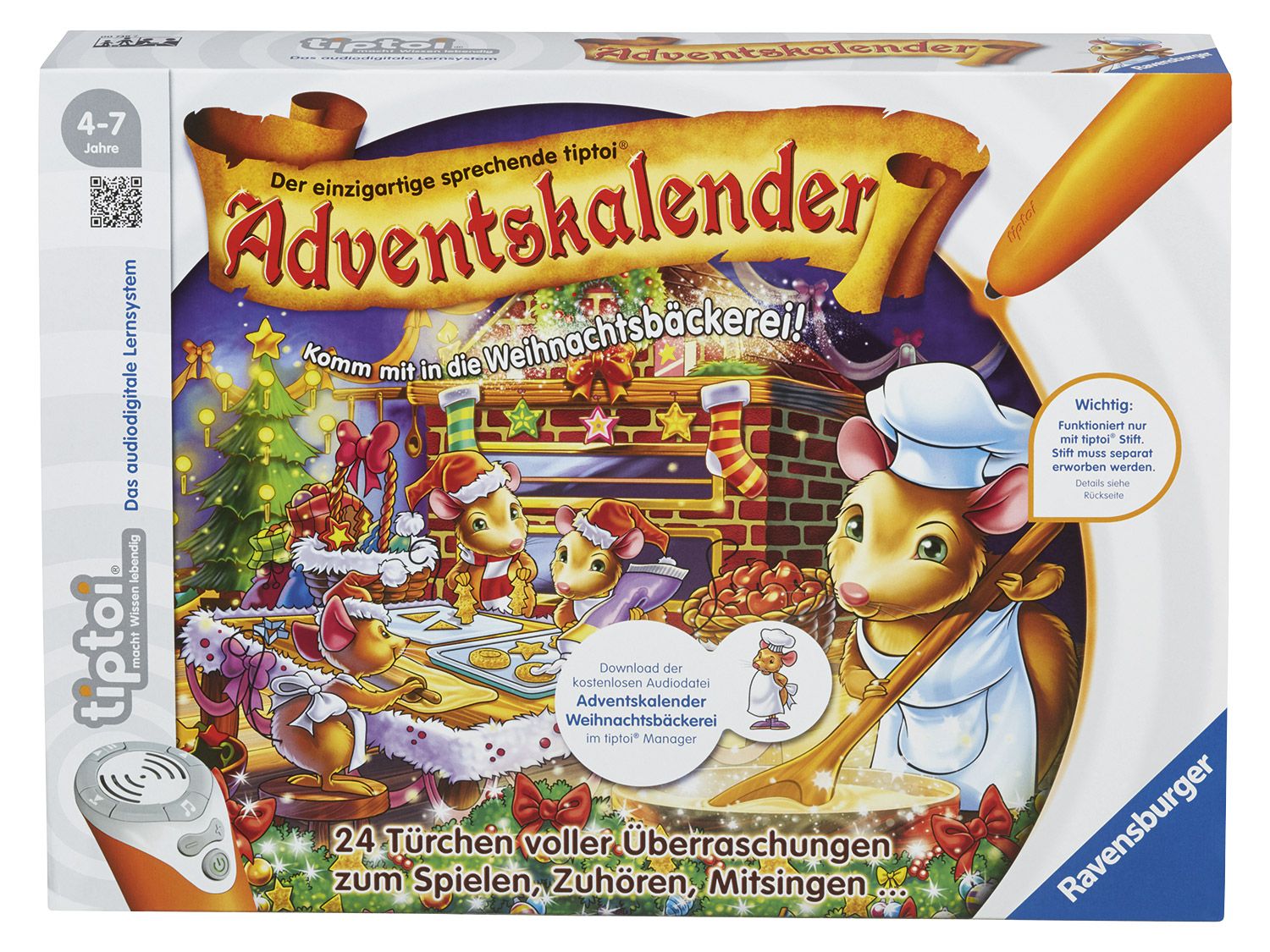 Ravensburger Tiptoi-Adventskalender (Weihnachtsbäckerei)