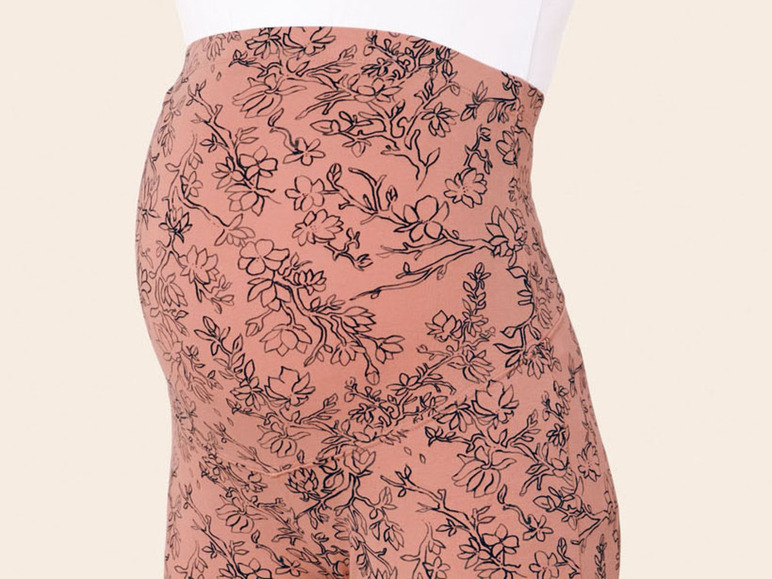 Gehe zu Vollbildansicht: ESMARA® Umstandspyjama, mit bauchbedeckender Hose, mit Bio-Baumwolle - Bild 22