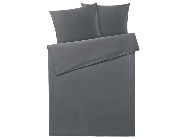 Gehe zu Vollbildansicht: MERADISO® Bettwäsche, 200 x 220 cm Deckenbezug, in Perkal, aus reiner Bio-Baumwolle - Bild 3