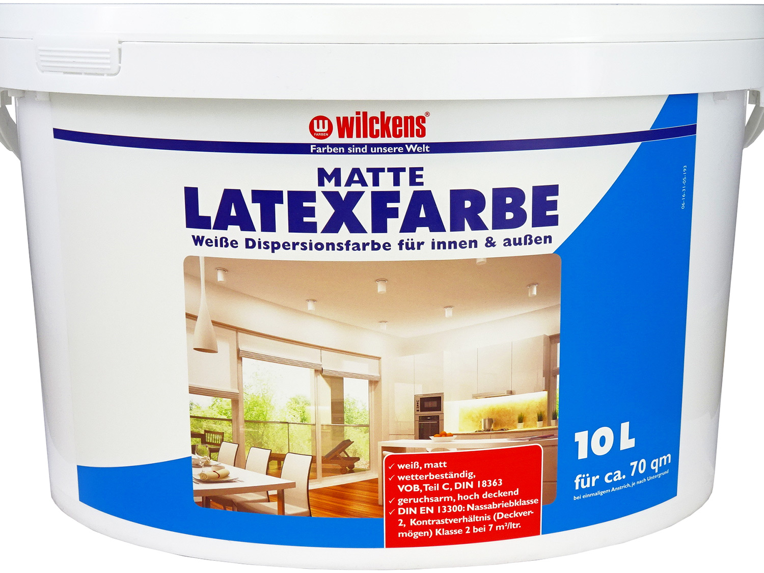 Wilckens Latexfarbe, 10l (matt)