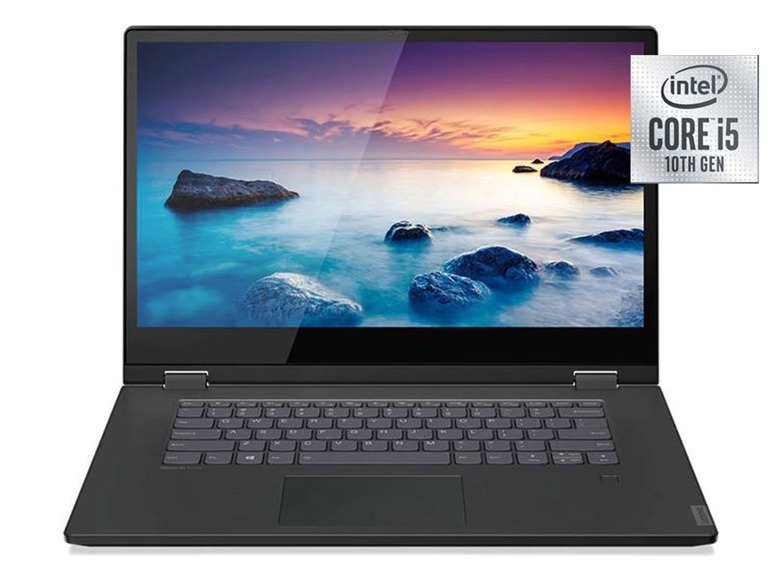 Gehe zu Vollbildansicht: Lenovo Convertible Laptop C340-15IIL ONYX_BLACK - Bild 1