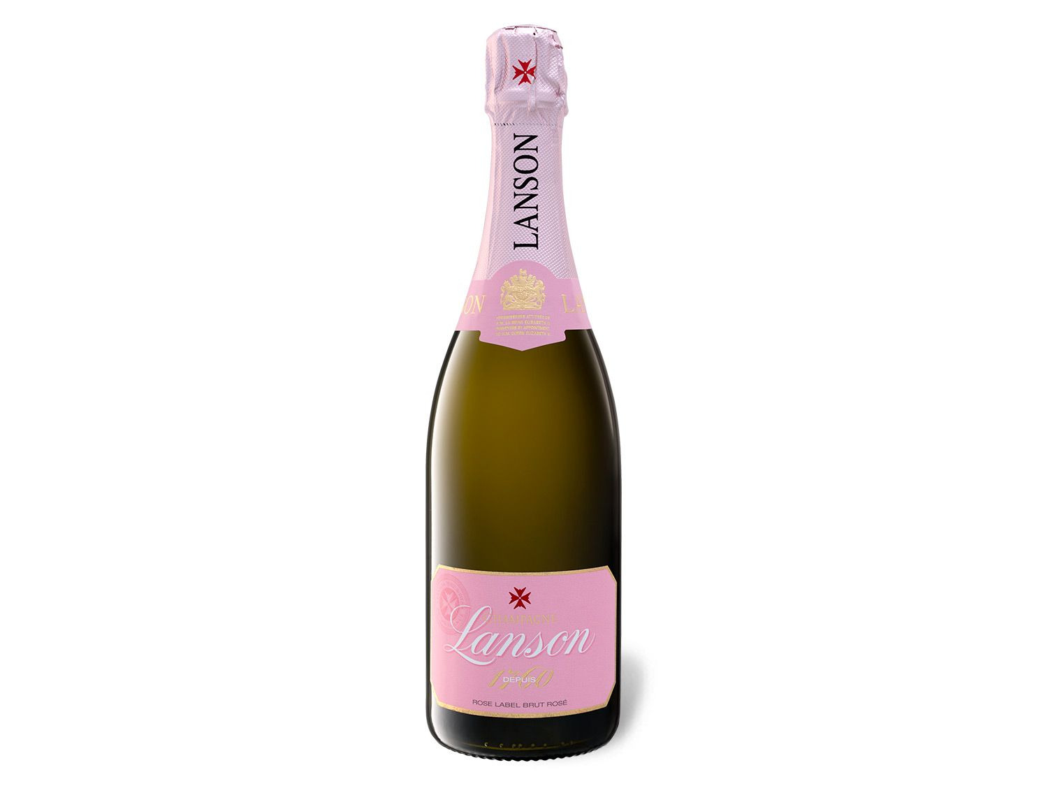 Lanson Brut | Geschenkbox, LIDL mit Rosé Champagner