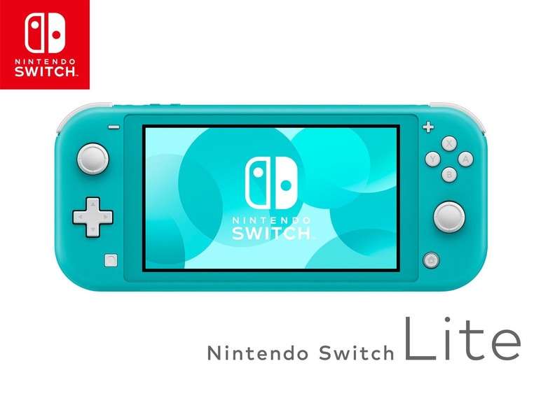 Gehe zu Vollbildansicht: Nintendo Switch Lite Konsole Türkis - Bild 2