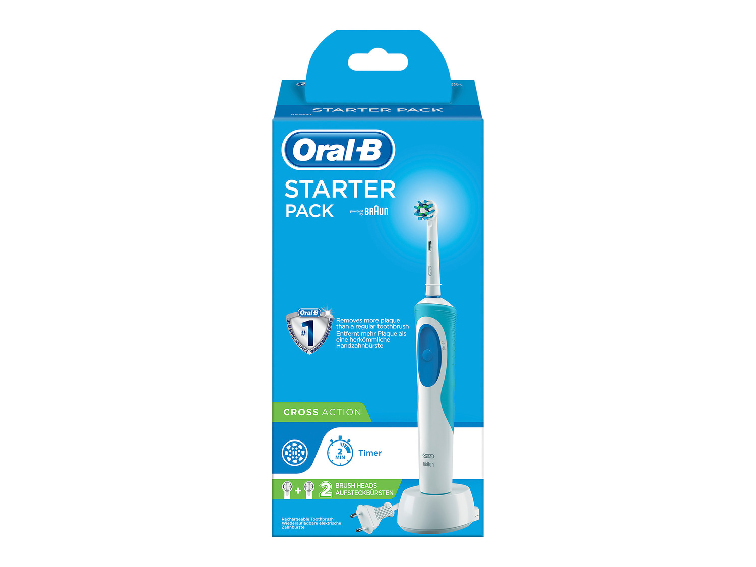 | Elektrische LIDL Starter Zahnbürste Pack Oral-B