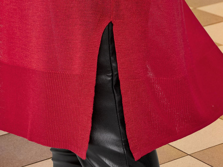 Gehe zu Vollbildansicht: ESMARA® Longcardigan Damen, mit Seitenschlitzen, aufgesetzte Taschen, mit Viskose - Bild 9