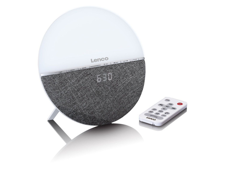 Gehe zu Vollbildansicht: Lenco CRW-4 (Uhren)-Radio mit Wake-Up-Light und Bluetooth - Bild 1