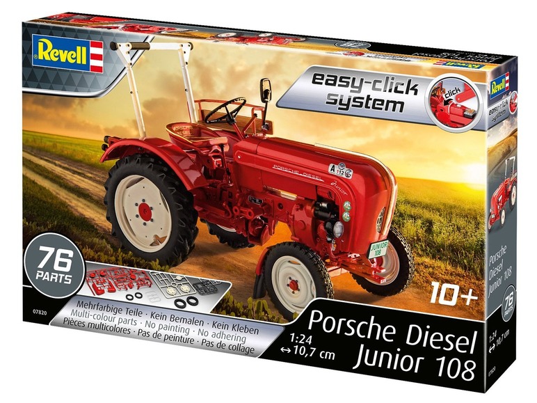 Go to full screen view: Revell Porsche Junior 108 tractor model kit - picture 9