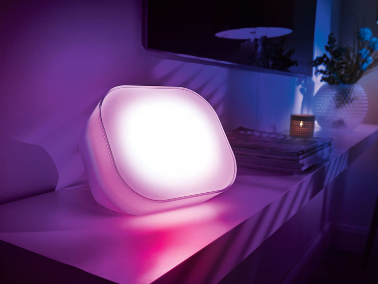 und mit LIVARNO Stimmungsleuchte, Lichtfarbensteuerung »Zigbee home Smart Home« Akku
