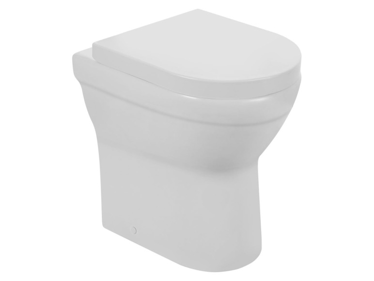 VEROSAN+ Stand-WC »COZY«, inkl. spülrandlos, erhöht, WC-Sitz