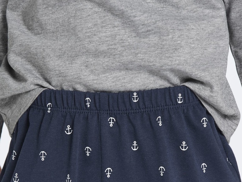 Gehe zu Vollbildansicht: LUPILU® Jungen Schlafanzug, 2 Stück, enthält Bio-Baumwolle - Bild 9
