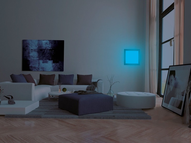 Gehe zu Vollbildansicht: LIVARNO LUX® LED-Panel, 30 x 30 cm, aus Metall und Kunststoff, dimmbar, mit Fernbedienung - Bild 7