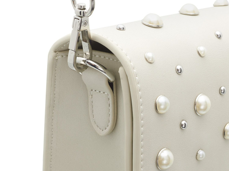 Gehe zu Vollbildansicht: JETTE Damen "Pearls Everywhere" - Minibag, silber - Bild 7