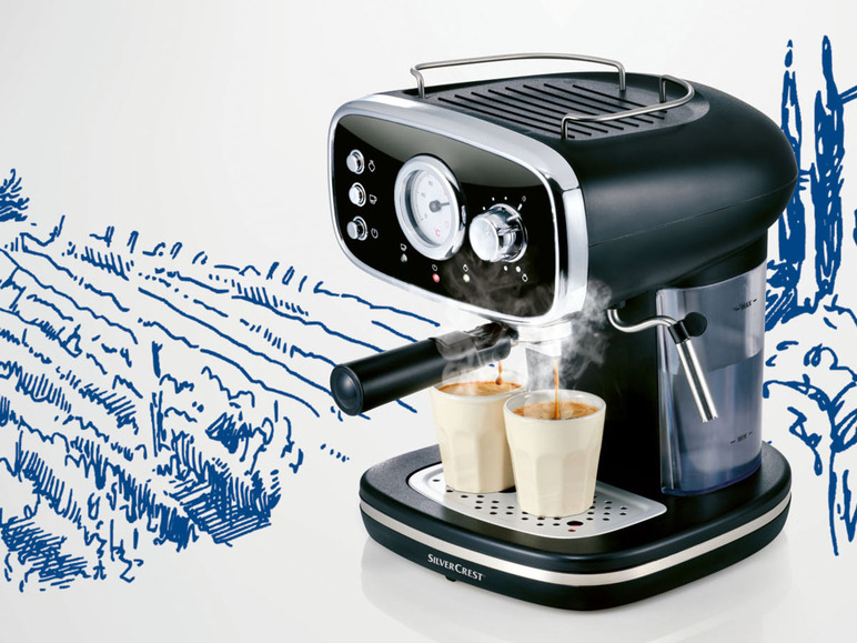 SILVERCREST® KITCHEN Espressomaschine »SEMS 1100 B2« TOOLS