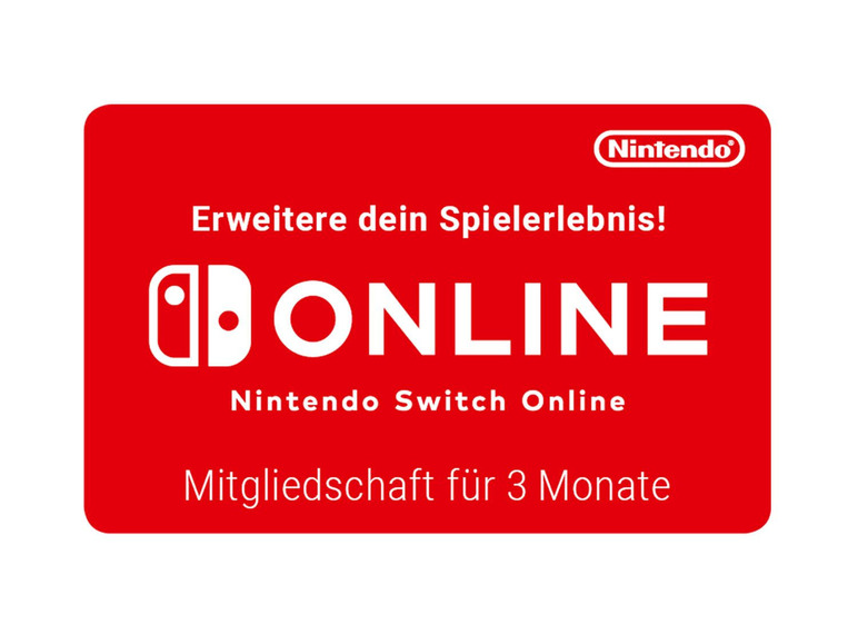 Switch 3-monatige Nintendo Mitgliedschaft - Online