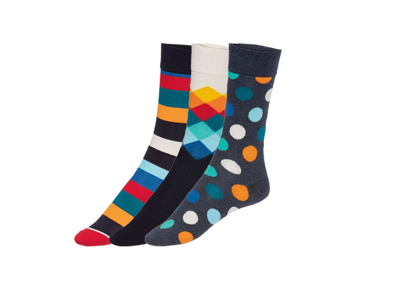 Gehe zu Vollbildansicht: Happy Socks Socken, 3 Paar, mit Baumwolle und Elasthan - Bild 7