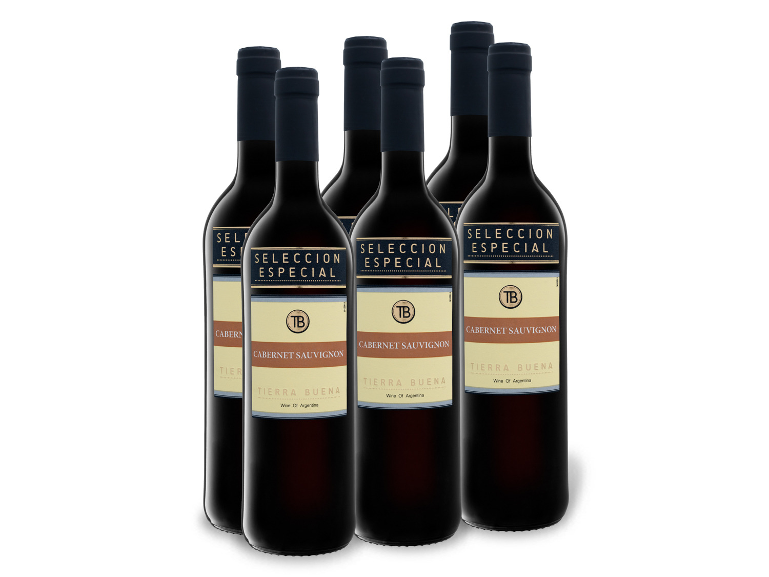 6 x 0,75-l-Flasche Buena Cabernet Tierra Sau… Weinpaket