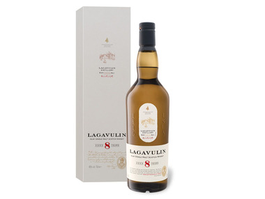 8 Whisky Islay Malt Lagavulin Jahre Scotch Vol 48% Single