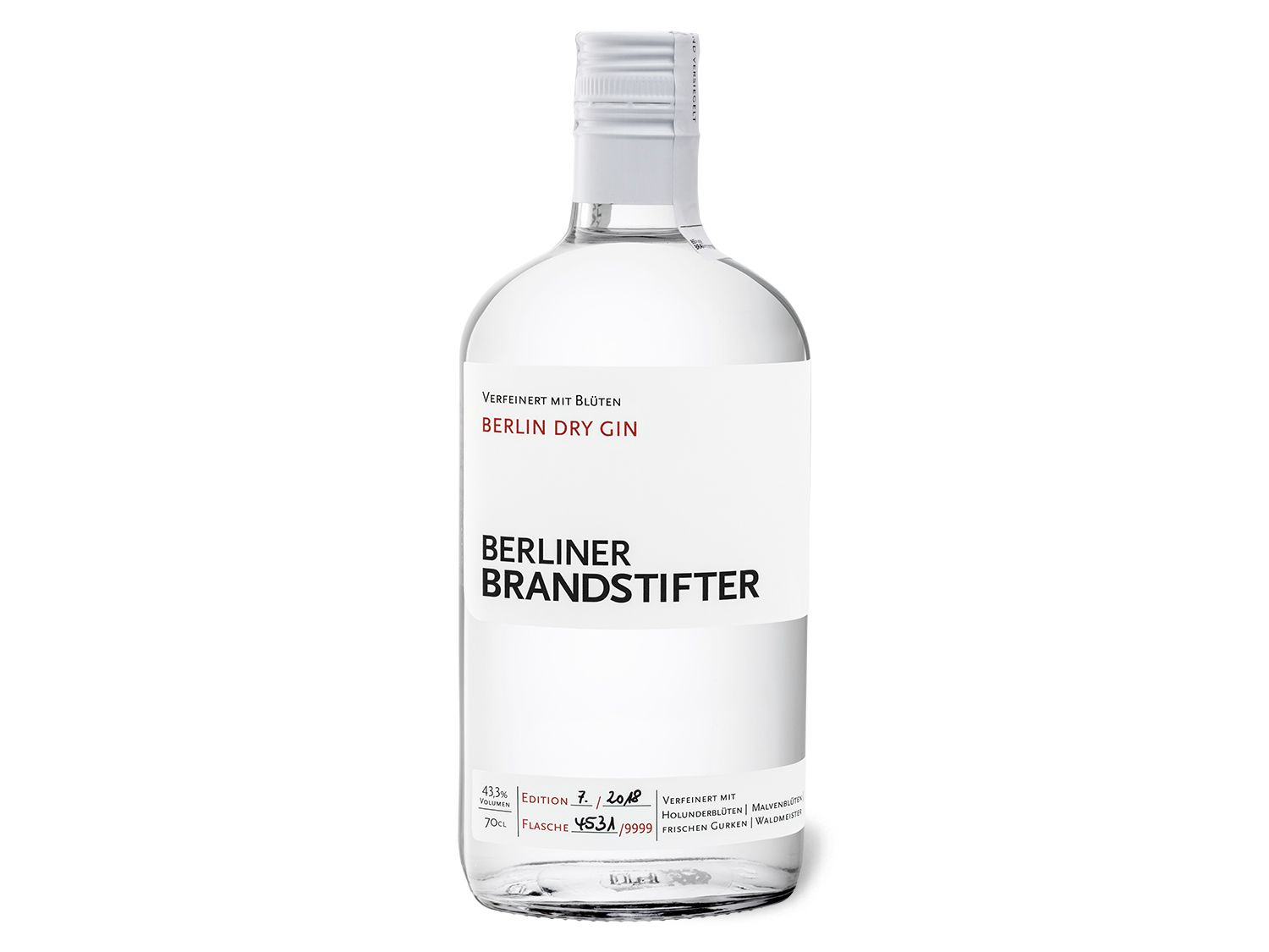 Berliner Brandstifter Berlin 43,3% Dry | Gin Vol LIDL