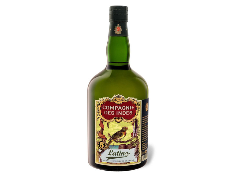 Compagnie des Indes Latino Rum 40% Vol Jahre 5